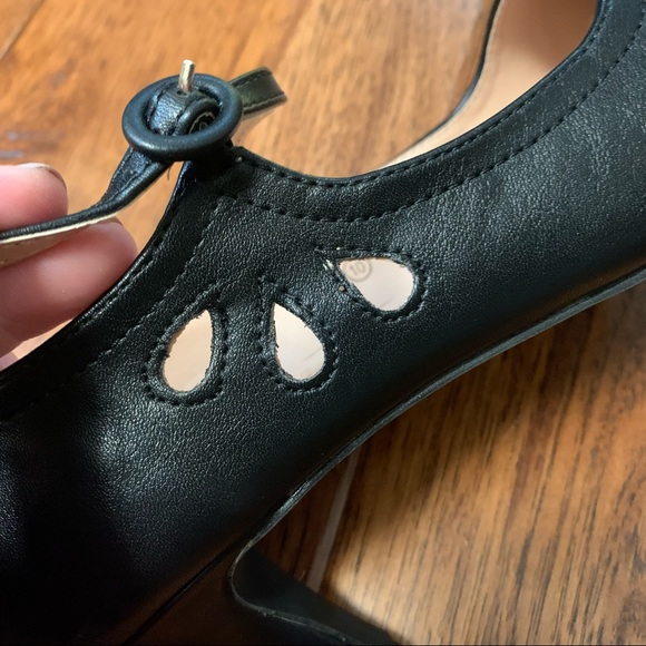 Chase + Chloe | Black Kimmy Mary Jane Pumps | Sz 10 - Picture 9 of 16